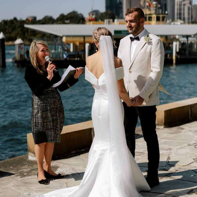At Balmain Wharf!