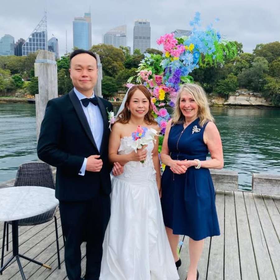 Julian & Judy's Sydney Wedding on Wooloomooloo Wharf in November 2025